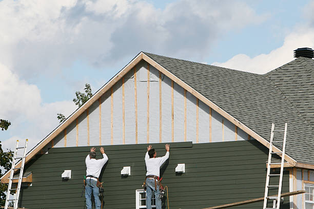 Professional Wood Siding technician working in Lowber, PA